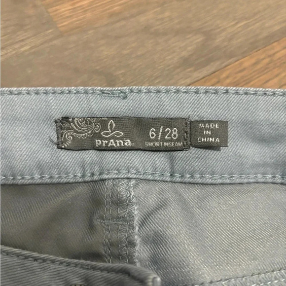 Prana Women’s Light Blue Gray Skinny Jeans Size 6/28 - Picture 5 of 8